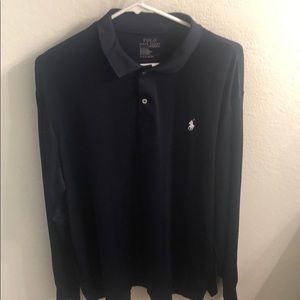 Polo long sleeve collared shirt